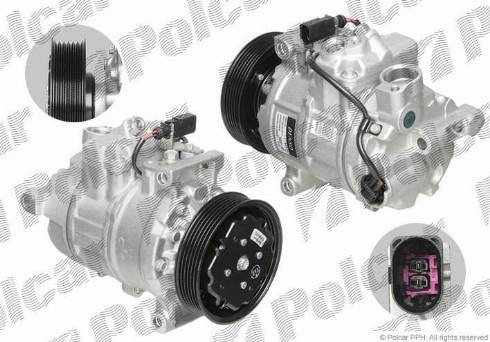 Polcar DCP02012 - Compressor, air conditioning autospares.lv