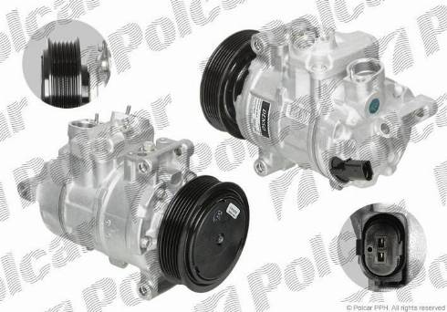 Polcar DCP02030 - Compressor, air conditioning autospares.lv