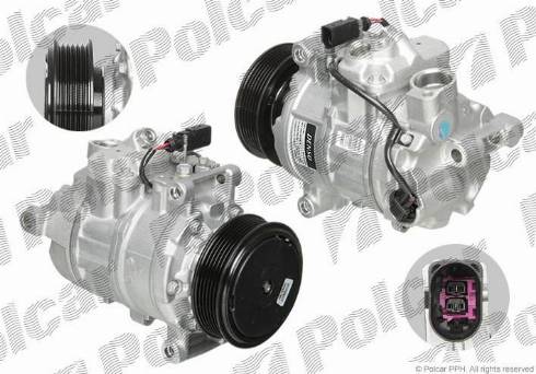 Polcar DCP02037 - Compressor, air conditioning autospares.lv