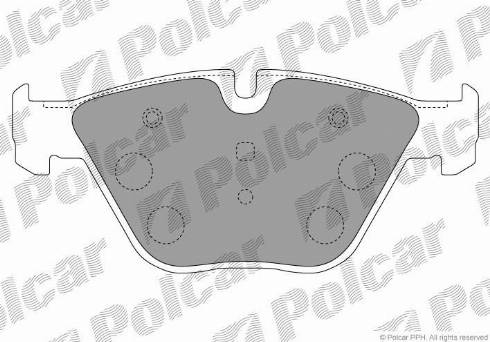 Polcar IE181577 - Brake Pad Set, disc brake autospares.lv