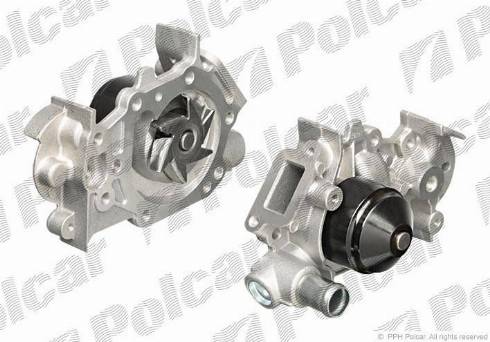 Polcar S10-136 - Water Pump autospares.lv