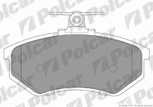 Polcar S70-0027 - Brake Pad Set, disc brake autospares.lv