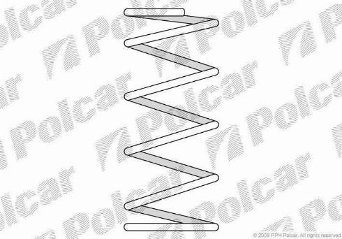 Polcar ST528407 - Coil Spring autospares.lv