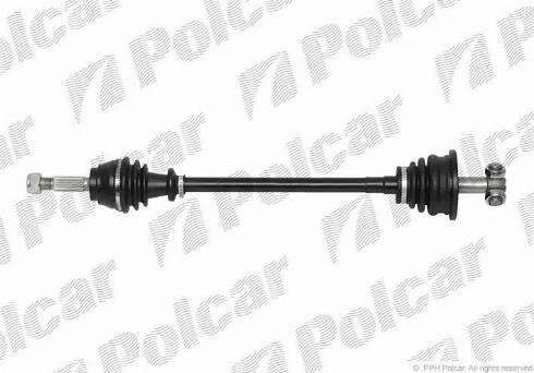 Polcar T99105 - Drive Shaft autospares.lv