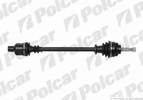 Polcar T49154A - Drive Shaft autospares.lv