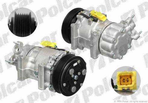 Polcar VA699356 - Compressor, air conditioning autospares.lv