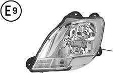 Poliplast 210.10109D - Headlight autospares.lv