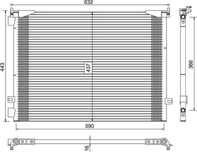 PowerMax 7110393 - Condenser, air conditioning autospares.lv