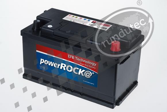 PowerROCK EFB075RKN - Starter Battery autospares.lv