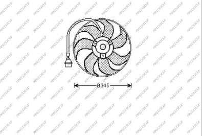 Prasco AD016F001 - Fan, radiator autospares.lv