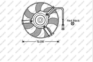 Prasco AD017F001 - Fan, radiator autospares.lv