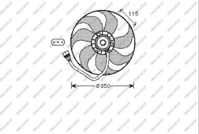 Prasco AD200F008 - Fan, radiator autospares.lv