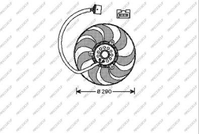 Prasco AD200F007 - Fan, radiator autospares.lv