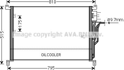 Prasco AI5301 - Condenser, air conditioning autospares.lv