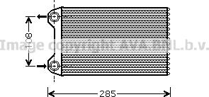 Prasco AI6254 - Heat Exchanger, interior heating autospares.lv