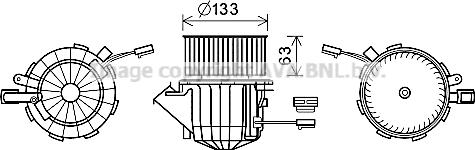 Prasco AI8394 - Electric Motor, interior blower autospares.lv