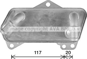 Prasco AI3435 - Oil Cooler, automatic transmission autospares.lv