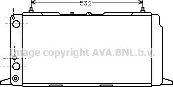 Prasco AI2091 - Radiator, engine cooling autospares.lv