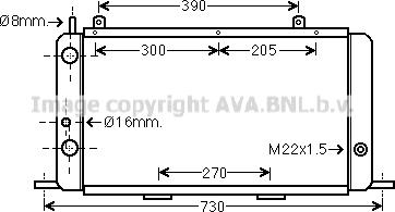 Prasco AI2018 - Radiator, engine cooling autospares.lv