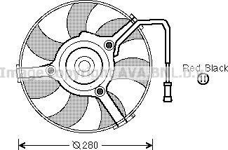 Prasco AI7504 - Fan, radiator autospares.lv