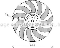 Prasco AI7514 - Fan, radiator autospares.lv