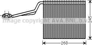 Prasco AIV322 - Evaporator, air conditioning autospares.lv