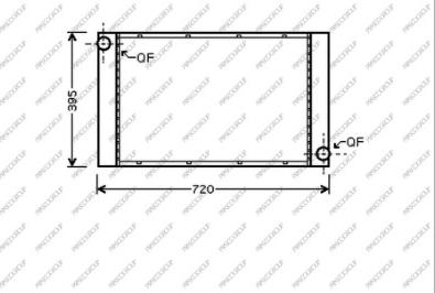 Prasco BM046R015 - Radiator, engine cooling autospares.lv