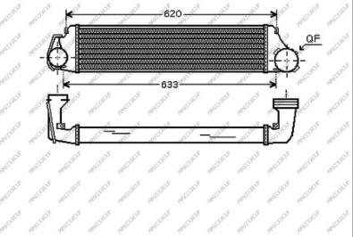 Prasco BM020N002 - Intercooler, charger autospares.lv