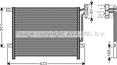 Prasco BW5203 - Condenser, air conditioning autospares.lv