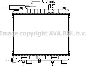 Prasco BW2056 - Radiator, engine cooling autospares.lv