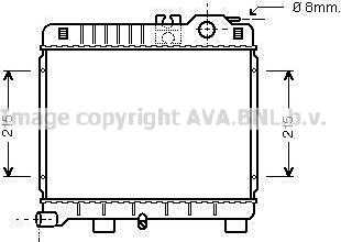 Prasco BW2027 - Radiator, engine cooling autospares.lv