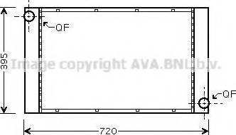 Prasco BW2287 - Radiator, engine cooling autospares.lv