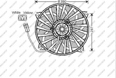 Prasco CI520F001 - Fan, radiator autospares.lv