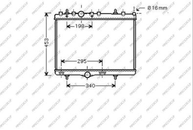 Prasco CI325R002 - Radiator, engine cooling autospares.lv