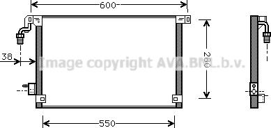 Prasco CN5172 - Condenser, air conditioning autospares.lv