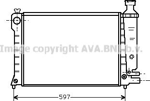 Prasco CN2036 - Radiator, engine cooling autospares.lv