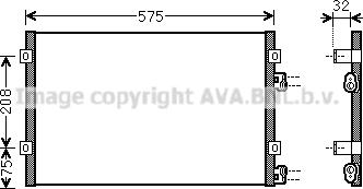 Prasco CR5071 - Condenser, air conditioning autospares.lv