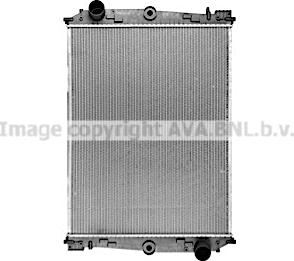 Prasco DF2023N - Radiator, engine cooling autospares.lv