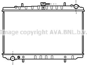 Prasco DN2144 - Radiator, engine cooling autospares.lv