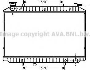 Prasco DN2155 - Radiator, engine cooling autospares.lv