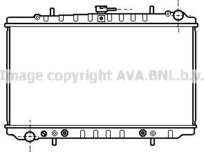 Prasco DN2152 - Radiator, engine cooling autospares.lv