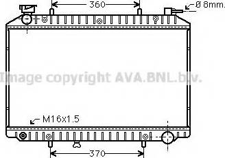 Prasco DN2173 - Radiator, engine cooling autospares.lv