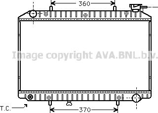 Prasco DNA2171 - Radiator, engine cooling autospares.lv