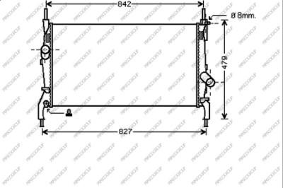 Prasco FD912R002 - Radiator, engine cooling autospares.lv