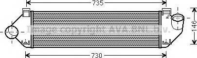 Prasco FD4438 - Intercooler, charger autospares.lv