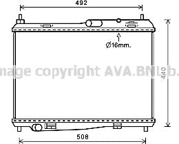 Prasco FD2620 - Radiator, engine cooling autospares.lv