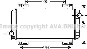 Prasco FD2044 - Radiator, engine cooling autospares.lv