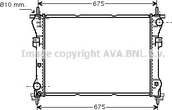 Prasco FD2319 - Radiator, engine cooling autospares.lv