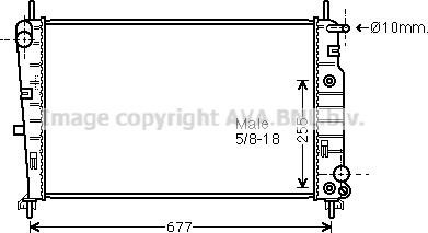 Prasco FD2226 - Radiator, engine cooling autospares.lv