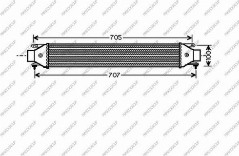 Prasco FT910N002 - Intercooler, charger autospares.lv